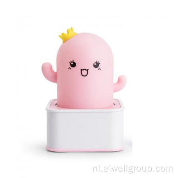 Cartoon LED Night USB Silicone Lamp voor baby